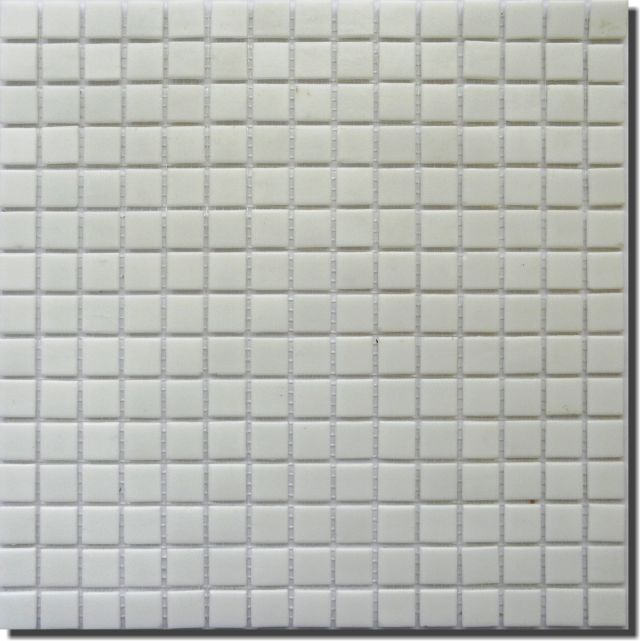 mozaika biela, rozmer kocky-20x20mm, hrúbka 4mm, Cena s DPH: 16,50/m2