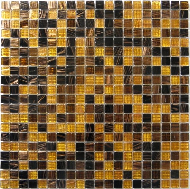 mozaika čierno-hnedá mix, rozmer kocky-20x20mm, hrúbka 4mm, Cena s DPH: 50,00/m2