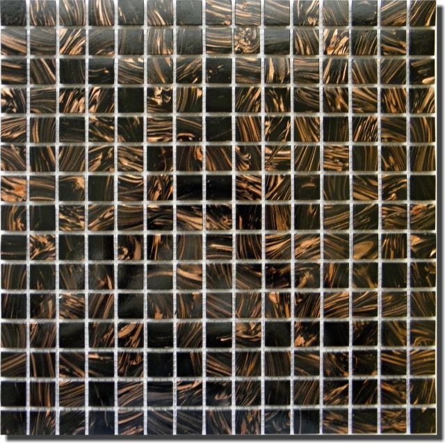mozaika čierna-lesk, rozmer kocky-20x20mm, hrúbka 4mm, Cena s DPH: 50,00/m2